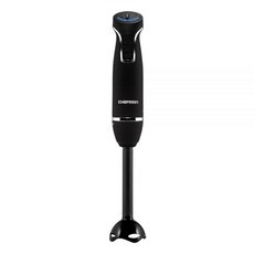 Chefman Immersion Blender 300와트 터보 12 스피드 스틱 핸드 블렌더 강력한 아이스 크러싱 디자인 퓨레 스무디 소스 및 수프 탈착식 내열성 플라스, Chefman Immersion Blender 300와