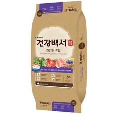 건강백서 건강한 관절 6kg +닥터브러쉬 유산균껌 10봉 /강아지사료, 뼈/관절강화, 1개 - 건강백서관절