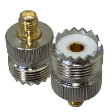 SMA to PL259 SO239 UHF VHF 크림프 동축 어댑터 커넥터 cb무전기 핸드헬드 햄 라디오 안테나 워키토키 아마추어 라디오용, 4) SO239 F to SMA F, 1개