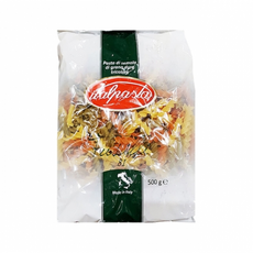 [더착한푸드]삼색푸실리(대봉 500g) 식자재마트 대용량 업소용 파스타면 푸실리파스타면 푸실리파스타 푸실리 삼색푸실리, 500g, 9개