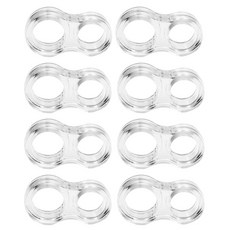 16pcs 투명문손 실리콘 완충기, 8pcs