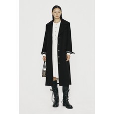 럭키슈에뜨 [럭키슈에뜨] 캐시미어 혼방 솔리드 더블 코트 온라인 단독 (LQCAW24100)