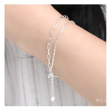 더블클립팔찌
