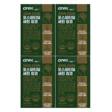 GNM자연의품격 기억력 인지력 포스파티딜세린 징코, 60정, 4개