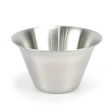 식당 카페 스텐 팥빙수 후식 그릇 빙수볼 디저트카페 빙수용기, 스텐 샤틴 빙수볼(SY) 대, 1개