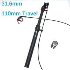 가변 싯포스트 높이 조절 가능 원격 제어 페이지 영상 확인, 플라이투준 31.6mm 케이블