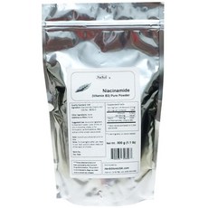 누싸이 니아시나미드 비타민 B3 퓨어 분말 에너지 500 그램 (1.1 파운드) NuSci Niacinamide Vitamin B3 Pure Powder Energy 500 gra