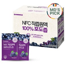 참앤들황토농원 NFC 착즙원액 포도즙 100ml x 50p, 2개, 5L