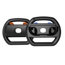 레이싱핸들 플스 닌텐도 PS5 호환 거치대 포함 Nintendo Switch 22025용 스티어링 휠 NS2용 레이싱 Mario Kart World용미끄럼 방지 그립이 있는 8 D, 2)2pcs black