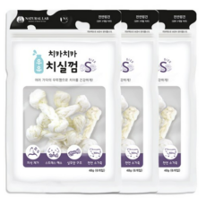 내츄럴랩 치카치카 강아지 치실껌 S, 우유, 48g, 6개