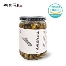 [대양푸드] 마늘쫑채 장아찌 절임 300g x 1병, 1개