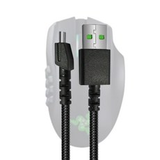 레이저 마우스 호환용 충전 케이블 5핀 Razer, 1개, 블랙, 2m