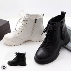 레이스업미들트렉터워커부츠