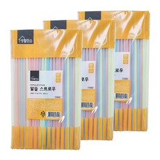 생활미소 알뜰 스트로우, 100개입, 3개
