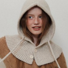 타티아나 소프트 멜란지 후디 바라클라바 BA8027 3컬러