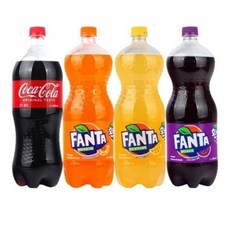 코카콜라 1.5L 1개+환타 1.5L (오렌지+포도+파인애플 ) x 1개씩 (총4개), 4개, 0.5L