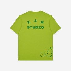 IAB Studio 아이앱 스튜디오 스플래쉬드 티셔츠 라임