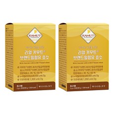 우디니 리얼 카무트효소 30포 1박스 역가수치 60만이상 100% 브랜드밀 곡물발효효소, 60g, 2개