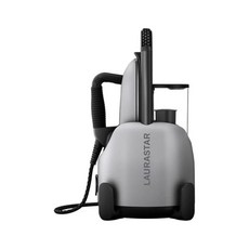 로라스타스팀다리미 옷의 주름을 펴고 다림질하고 세탁도 해주는 로라스타 리프트 Xtra 3-in-1 다림질 스테이션 위생적인 청소 알루미늄 3D 액티브 솔 수직 탈부착 가능한 물탱크, 알류미늄