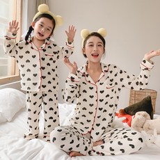 사랑 잠옷 친자
