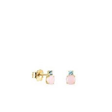 [TOUS]Mini Ivette Earrings in Gold with Opal and Topaz/귀걸이/912193040