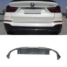 BMW X4 F26 M 스포츠 카본 리어 립 디퓨저 18-24년 carbon