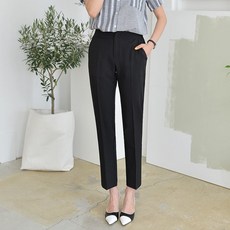 투투 [당일발송] 여성용 스판 밴드슬랙스 심플핏 일자 정장바지 3XL g76