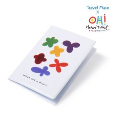 [트래블메이트][Travel Mate] 트래블메이트 x 에르베 튈레 여권케이스(THC-PIB) - I AM BLOP (아이엠블롭)(갤러리아)