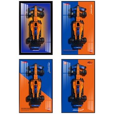 레고 맥라렌 포뮬러 레이스카 벽걸이 액자 거실 테크닉 인테리어 블록 프레임 6종, A, 1개