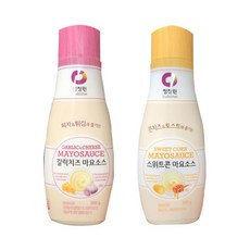 청정원 갈릭 치즈 스위트콘 마요 소스 1세트 무료배송 피자 치킨 튀김 디핑 딥핑