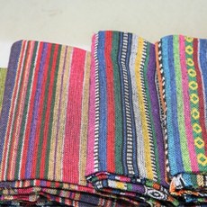 원단마트 대폭 자가드 북유럽 스타일 헤비 스트라이프 4종, 2, 1개