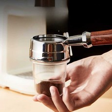 HYEAN 도징컵 분쇄컵 파우더 원두 원두컵 그라인더, 1개, 58mm 테프론 그린 파우더 컵