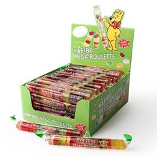 [HARIBO]하리보 메가룰렛 젤리 사우어 45g x 40개, 없음