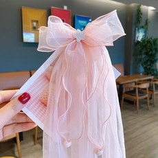 망사머리삔코사지