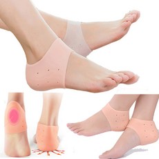 컴포트데이 발 뒤꿈치패드 4세트 보습 충격흡수, 살색4세트, 4개