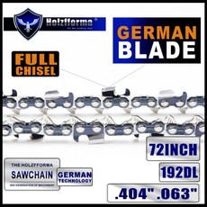 Farmertec 전체 치즐 톱 체인 Holzforma 바 HF40072 및 STL MS880 070 72 인치. 192DL, 한개옵션0, 1개