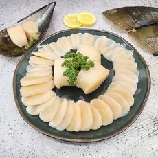 자연산 키조개 관자 냉동 관자 통 슬라이스, 관자(통), 3개, 200g