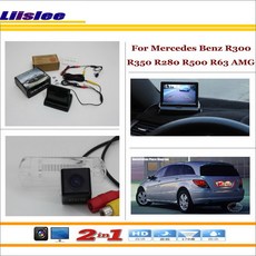 자동차 후방 리어 카메라 + 4.3 및 LCD 모니터 = 2 in 1 주차 시스템 - 메르세데스 벤츠 R300 R350 R280 R500 R63 AMG 용/Car Reverse Rear Camera + 4.3& LCD Monitor = 2 in 1 Parking, 1개