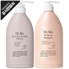 닥터바이오 에코 올인원 바디워시+랩업 샴푸 2종세트, 1세트