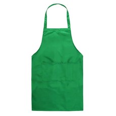 작업 앞치마 주방 웨이터 요리 베이킹 레스토랑 포켓 인쇄 로고, 6.Green, D.Pink Glitter Text, 1개