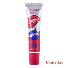메이크업 필 오프 리퀴드 립스틱 방수 립 크림 같은 오래 지속되는 린트 화장품 광택, 01 Cherry Red, 15g, 1개, [01] Cherry Red