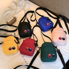 홀리지 버즈 귀여운 캐릭터 미니 보조가방 크로스백