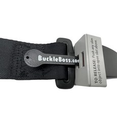 Buckle Boss Original Classic Seat Belt Lock | Original Seat Belt Guard Made with Strong ABS | Preven, 1 Pack - 로크이튼