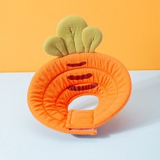 아로니안 강아지 고양이 쿠션 넥카라 당근, 1개