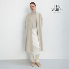 25SS 베리에 라쿤울 블렌디드 이중직 니트코트