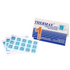 써모라벨 Thermax 식판온도 온도라벨 소독 써마 온도스티커 썸모 50매 71℃, 50개