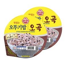 오뚜기 맛있는 오뚜기밥 오곡 210g 12개 18개 1박스 찹쌀 흑미 현미 맛있는 즉석밥