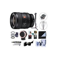 Adorama Sony FE 24mm F1.4 GM (G Master) E Mount Lens - With Premium Accessory Bundle SEL24F14GM B, One Color_One Size, 상세 설명 참조0, One Size