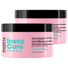 Matrix Instacure 빌드-A-본드 슈퍼 Sealing 리브-인 밤 리페어 & 실 데미지드 헤어 Instacure Build-A-Bond Super Sealing Leav, 2개