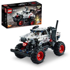 LEGO Technic Monster Jam 몬스터 뮤트 달마시안 2in1 풀백 레이싱 장난감 생일 선물 아이디어 DIY 빌딩 코티지 하우스 아동용 트럭 만 7-11 421